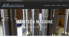 Desktop Screenshot of maritechmachineinc.com